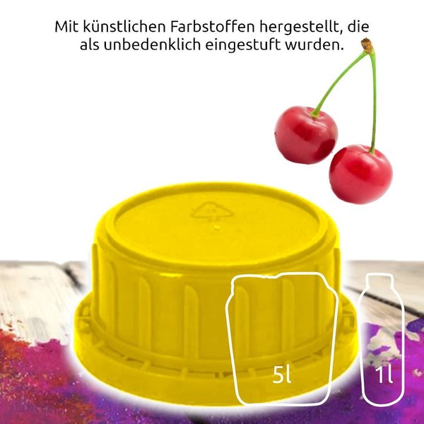 Kirsche - Slush Eis Fertigmix Gelb (Zuckerfrei) (5 Ltr.)