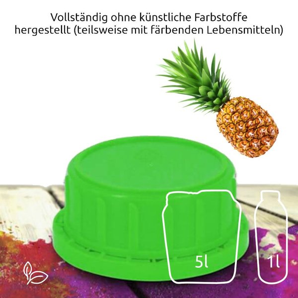 Ananas - Slush Eis Fertigmix Grün (5 Ltr.) - MHD bis 4/23