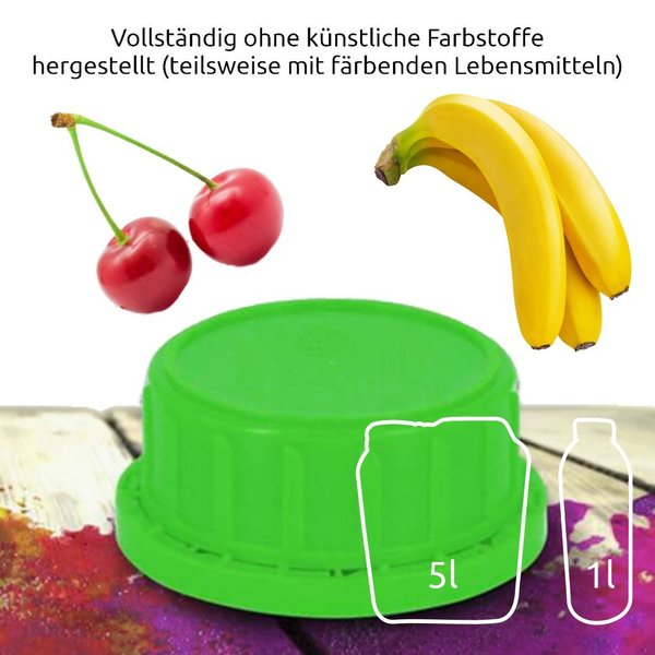 KirschBanane (Kiba) - Slush Eis Fertigmix Grün (5 Ltr.)