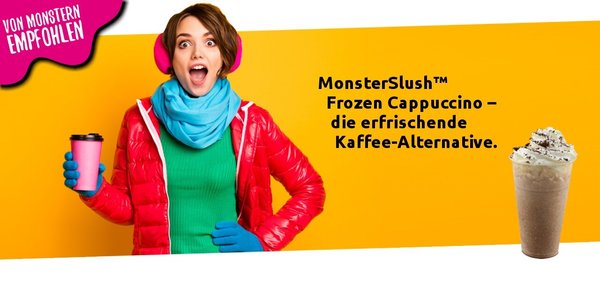 MonsterSlush™ Frozen Cappuccino - die erfrischende Kaffee-Alternative im SlushPoint