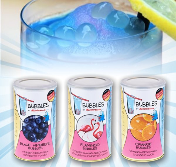 Bubbles mit 100% MonsterSlush™ Sirup gefüllt – Made in Germany!